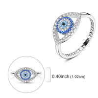 Anillo Ojo Turco Plata 925 de Fe