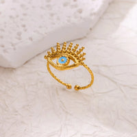 Anillo Ojo Turco con Dije