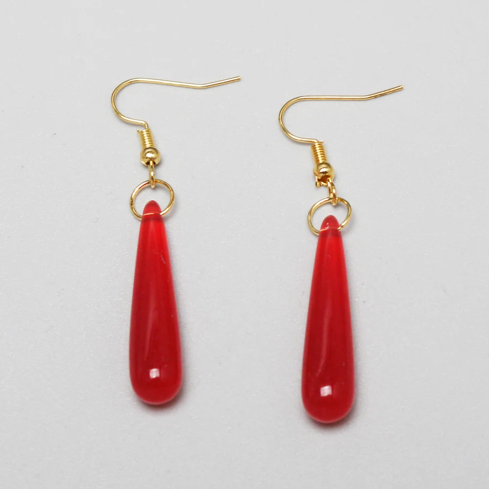 Nuevo Llavero de Anime, Pendientes Rojos de Frieren At The Funeral, Pendientes de Frieren, Colgante de Frieren, Cosplay de Elfo de Frieren