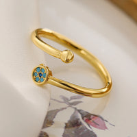 Anillo Ojo Turco Cruzado