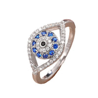 Anillo Sello Ojo Turco Elegante