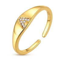 Anillo Ojo Guardián Plata 925 Dorado