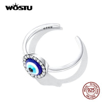 Anillo Ojo Turco Plata 925 Ajustable