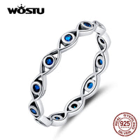 Anillo Ojo Turco Plata 925 Sencillo