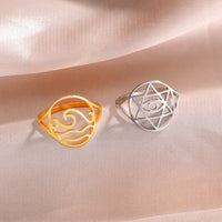 Anillo Ojo Turco Símbolos de la Suerte