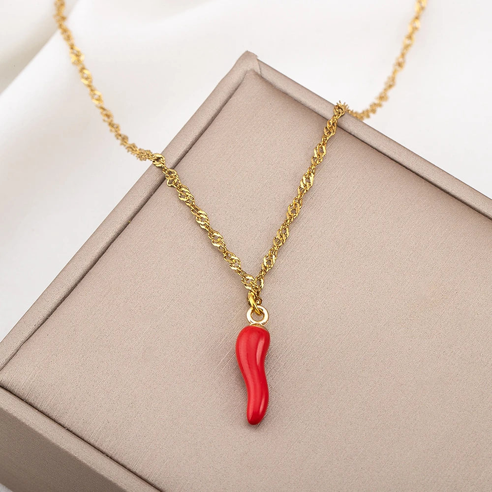 10, 5 o 20 piezas de colgantes de aleación de chile rojo picante para bricolaje, collares, pendientes, regalos, accesorios para hacer joyas, venta al por mayor a granel