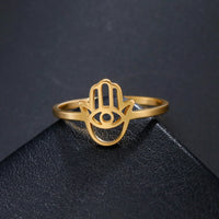 Anillo Mano de Fátima Ojo Turco Vintage