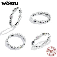 Anillo Ojo Turco Plata 925 Sencillo