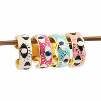 Anillo Ojo Turco Negro Bohemio
