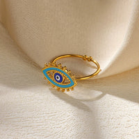 Anillo Ojo Turco Estética de la Suerte