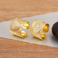 Anillo Ojo Turco y Corazón Ancho