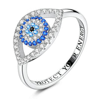 Anillo Ojo Turco Plata 925 de Fe