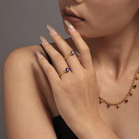 Anillo Ojo Turco Sencillo Oro 18K