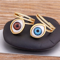 Anillo Ojo Turco Alianza de Colores