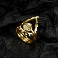 Anillo Ojo Turco Ojo del Sol