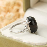 Anillo Obsidiana Arcoíris Armonía Interior