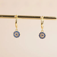 Aretes Ojo Turco Encanto Azul