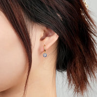 Aretes Ojo Turco Encanto Azul