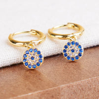 Aretes Ojo Turco Encanto Azul