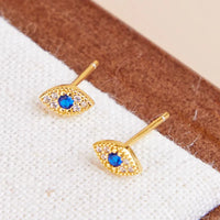 Aretes Ojo Turco Guardián Azul
