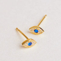 Aretes Ojo Turco Guardián Azul