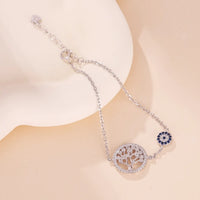 Pulsera Árbol de la Vida y Ojo Turco Árbol Protector