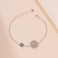 Pulsera Árbol de la Vida y Ojo Turco Árbol Protector