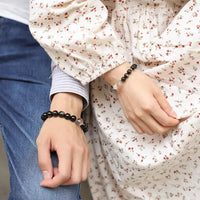 Pulsera de Pareja Obsidiana Noche de Amor