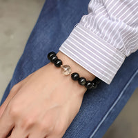 Pulsera de Pareja Obsidiana Noche de Amor