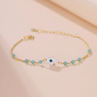 Pulsera Ojo Turco y Mano de Fátima Encanto Celestial