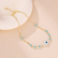 Pulsera Ojo Turco y Mano de Fátima Encanto Celestial