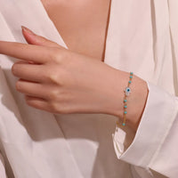 Pulsera Ojo Turco y Mano de Fátima Encanto Celestial