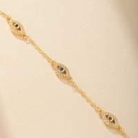 Pulsera Ojo Turco Guardián de Oro