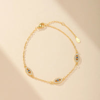 Pulsera Ojo Turco Guardián de Oro
