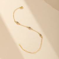 Pulsera Ojo Turco Guardián de Oro