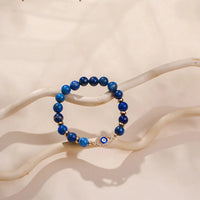 Pulsera Ojo Turco Lapislázuli Azul Sereno