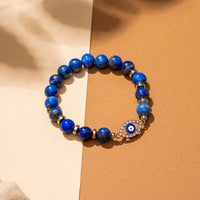 Pulsera Ojo Turco Lapislázuli Azul Sereno