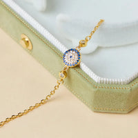 Pulsera Ojo Turco Espejismo Dorado