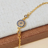 Pulsera Ojo Turco Espejismo Dorado