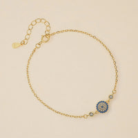 Pulsera Ojo Turco Espejismo Dorado