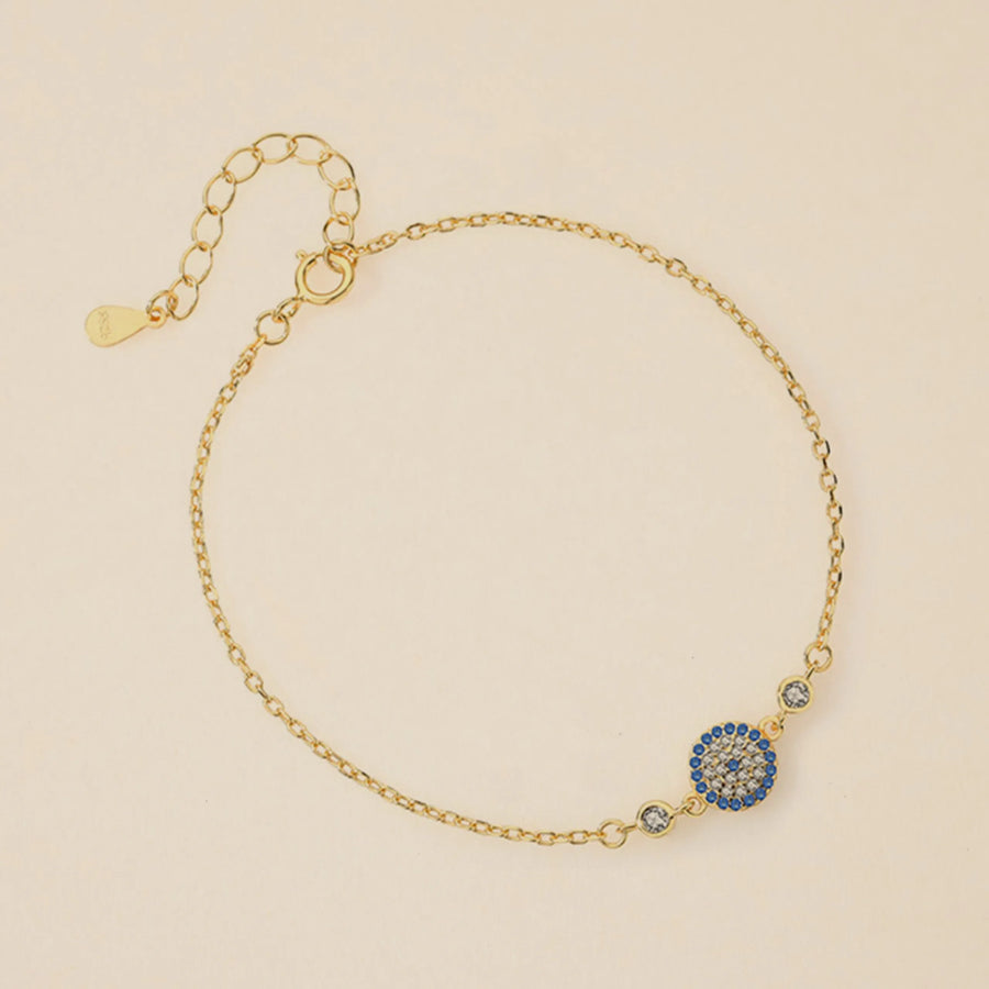 Pulsera Ojo Turco Espejismo Dorado