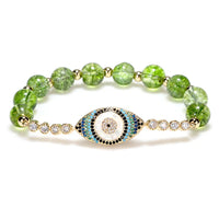 Pulsera Ojo Turco Peridoto Sueño Protector