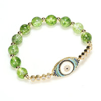 Pulsera Ojo Turco Peridoto Sueño Protector