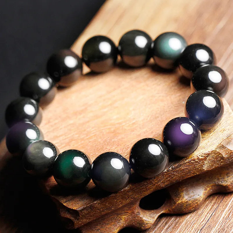 Pulsera Obsidiana Arcoíris Energía Vital