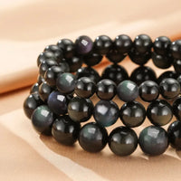 Pulsera Obsidiana Arcoíris Profundidad Mística