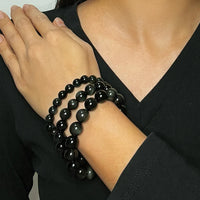Pulsera Obsidiana Arcoíris Profundidad Mística