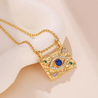 Collar Ojo Turco Lapislázuli Ojo del Cielo