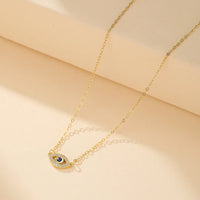 Collar Ojo Turco Guardián de Oro