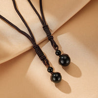 Collar Obsidiana Esfera de Protección