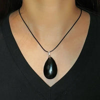 Collar Obsidiana Negra Poder Silencioso